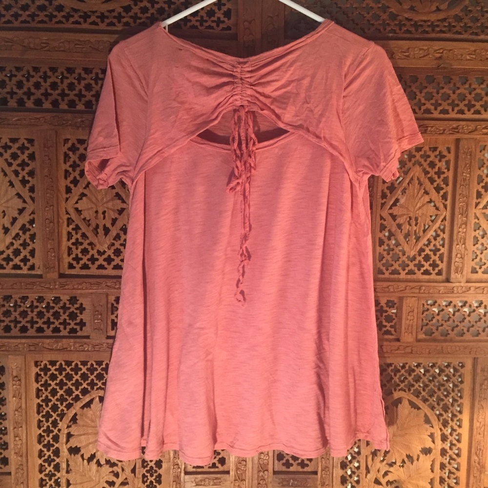 Anthropologie Whimsical Pink T-Shirt